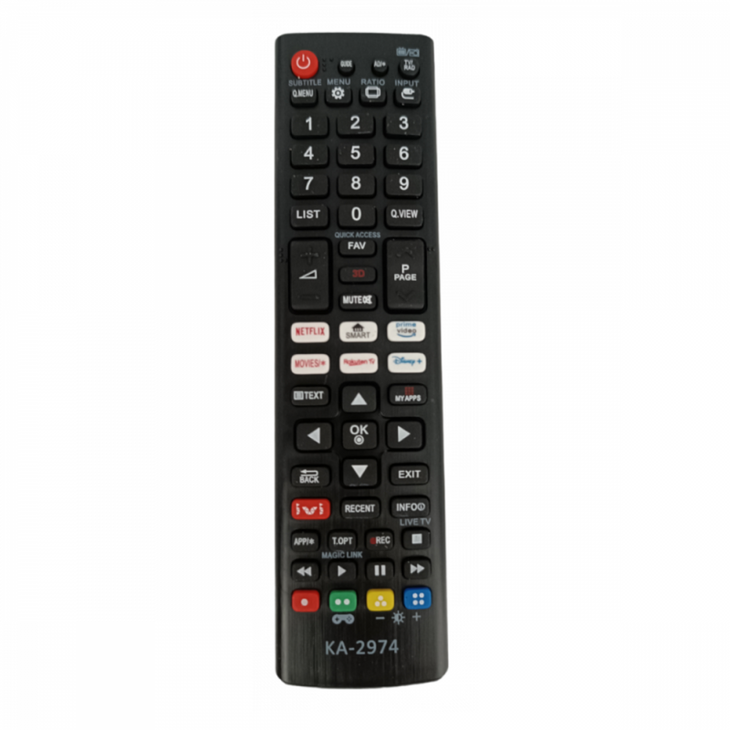Controle Remoto Universal LG LED / LCD/ Smart 3D - Botão NETFLIX / Disney/ PrimeVideo KA-2974