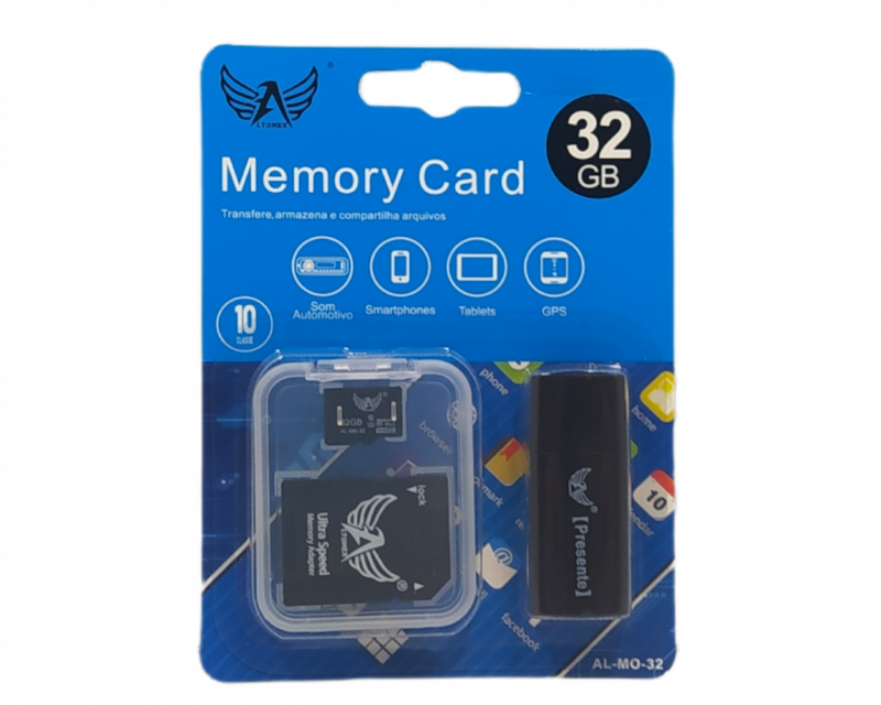 Cartão de memória 32GB Classe 10 Altomex AL-MO-32