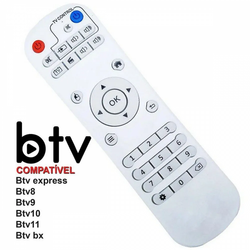 Controle Remoto Universal BTV Kapbom KA-2963 (***DISPONÍVEL SOMENTE NA COR BRANCO)