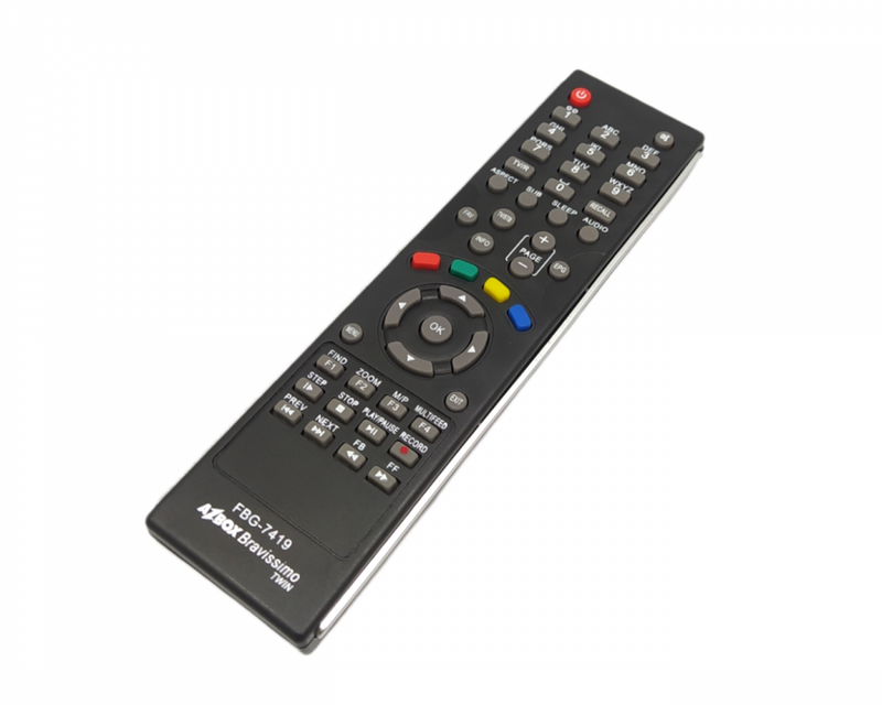 Controle Tv FBG-7419-Recep AzBox c/ nome