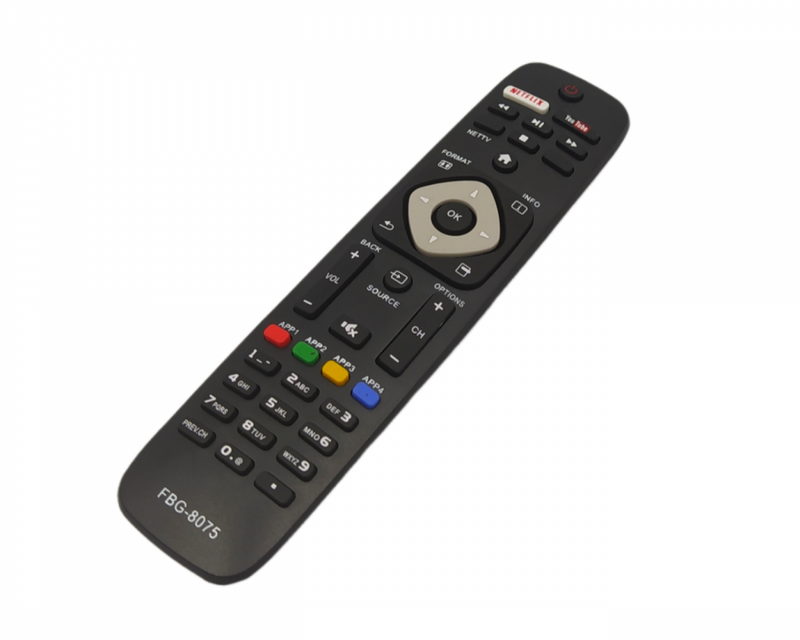 Controle Tv FBG-8075 Smart Philips c/ NetFlix e youtube