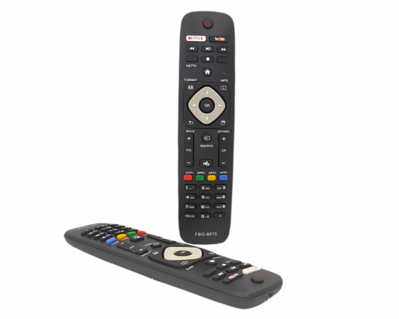 Controle Tv FBG-8075 Smart Philips c/ NetFlix e youtube