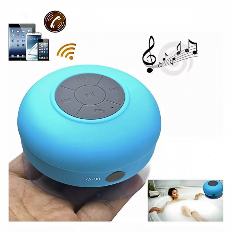 MINI Caixa de Som Bluetooth COLOR À Prova D'agua 5W com Ventosa Kapbom KA-8535 / AL-06