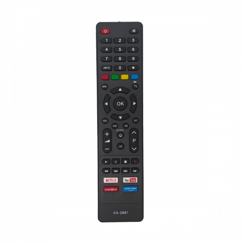 Controle TV Philco Smart 3D - NETFLIX / Youtube / GloboPlay / PrimeVideo KA-2881